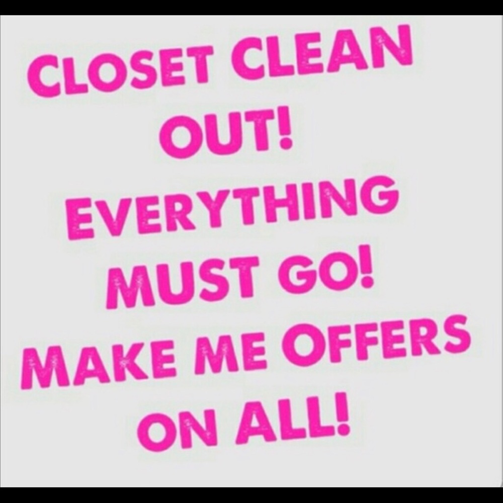 CLOSET CLEAN OUT !!!!! SALE !!!!